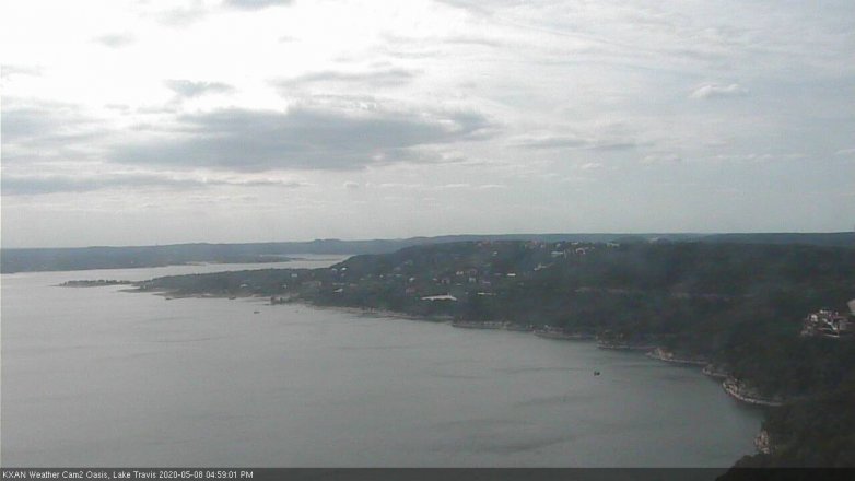 Lake Travis webcam, May 8, 2020 5:00 PM CT