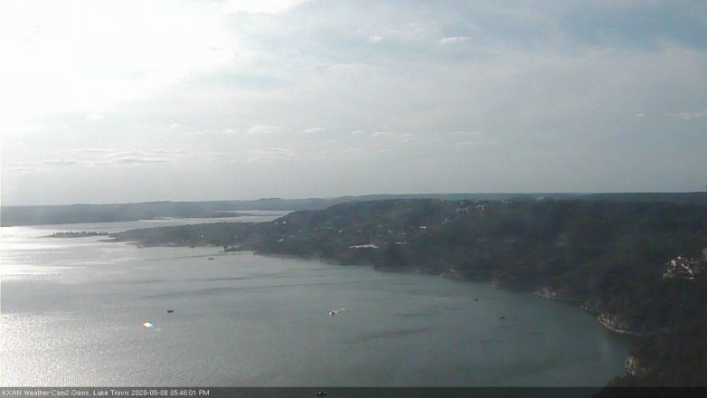Lake Travis webcam, May 8, 2020 5:45 PM CT