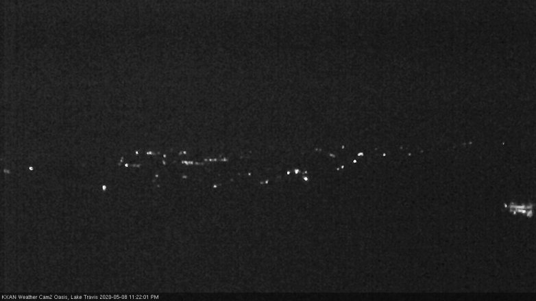 Lake Travis webcam, May 8, 2020 11:25 PM CT