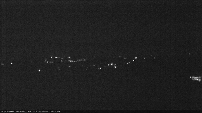 Lake Travis webcam, May 8, 2020 11:45 PM CT