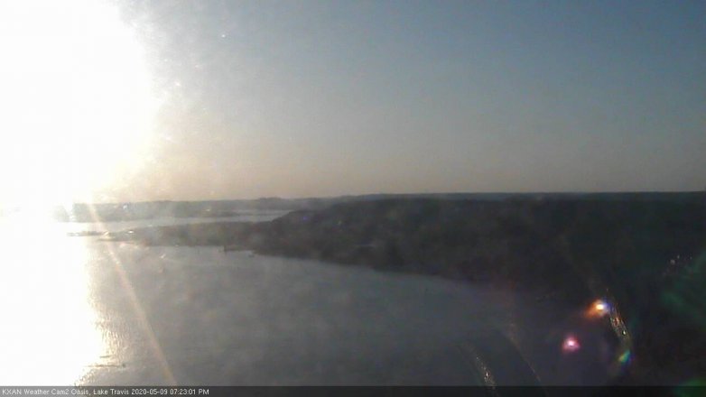 Lake Travis webcam, May 9, 2020 7:25 PM CT