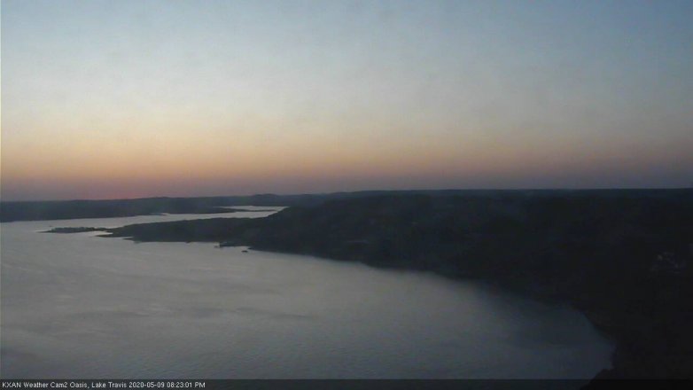 Lake Travis webcam, May 9, 2020 8:25 PM CT
