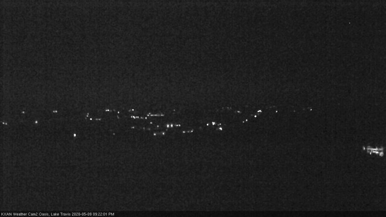 Lake Travis webcam, May 9, 2020 9:25 PM CT