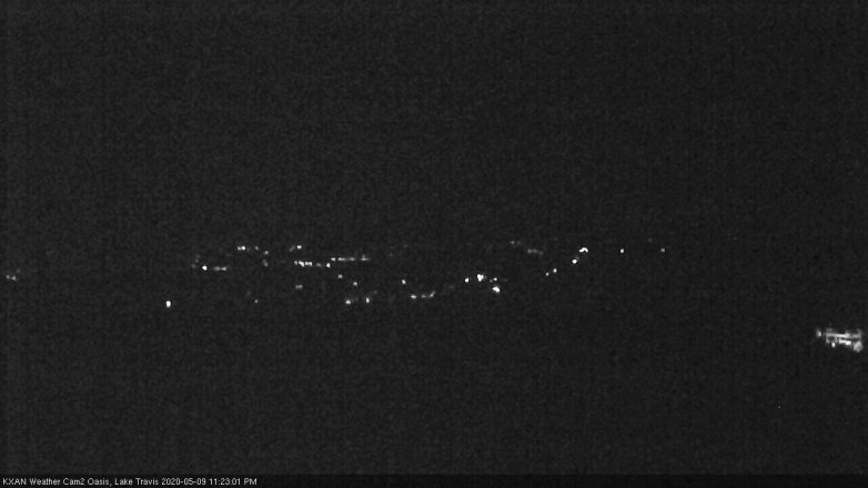 Lake Travis webcam, May 9, 2020 11:25 PM CT