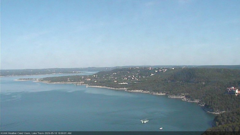 Lake Travis webcam, May 10, 2020 10:00 AM CT