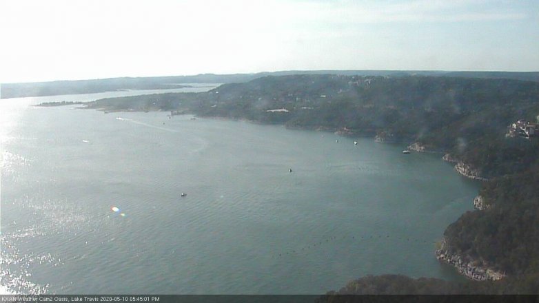 Lake Travis webcam, May 10, 2020 5:45 PM CT
