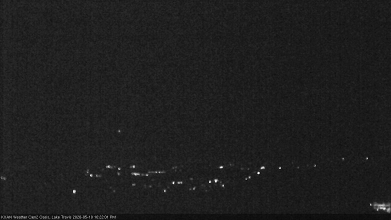 Lake Travis webcam, May 10, 2020 10:25 PM CT