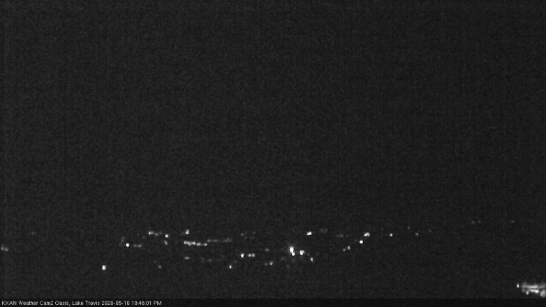 Lake Travis webcam, May 10, 2020 10:45 PM CT