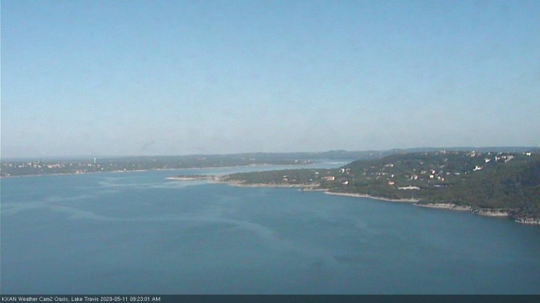 Lake Travis webcam, May 11, 2020 9:25 AM CT