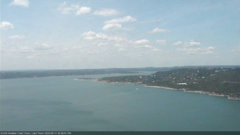 Lake Travis webcam, May 11, 2020 2:00 PM CT
