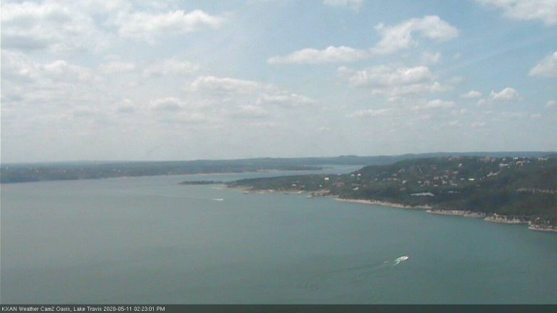 Lake Travis webcam, May 11, 2020 2:25 PM CT