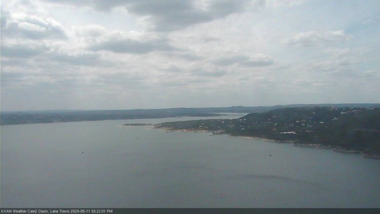 Lake Travis webcam, May 11, 2020 3:25 PM CT