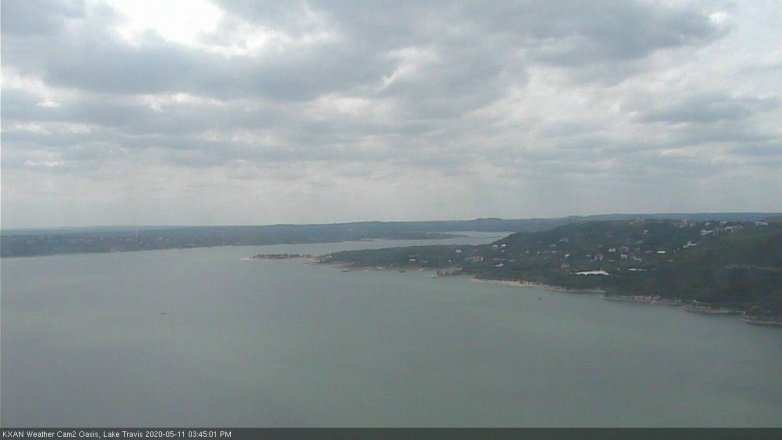 Lake Travis webcam, May 11, 2020 3:45 PM CT