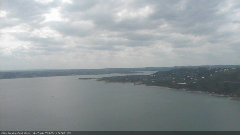 Lake Travis webcam, May 11, 2020 4:00 PM CT