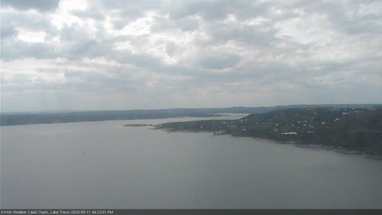 Lake Travis webcam, May 11, 2020 4:25 PM CT