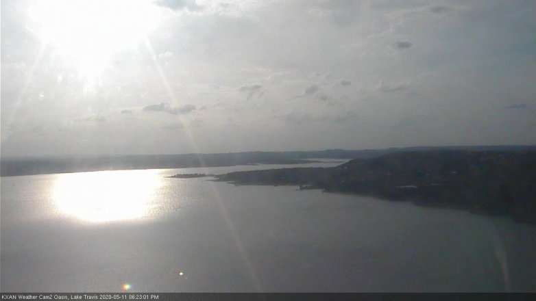 Lake Travis webcam, May 11, 2020 6:25 PM CT