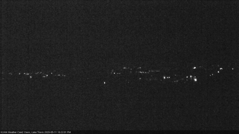 Lake Travis webcam, May 11, 2020 10:25 PM CT