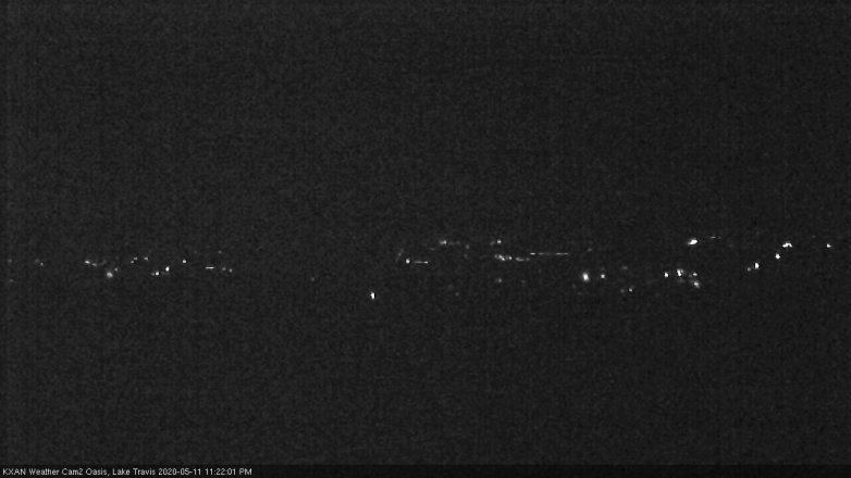 Lake Travis webcam, May 11, 2020 11:25 PM CT