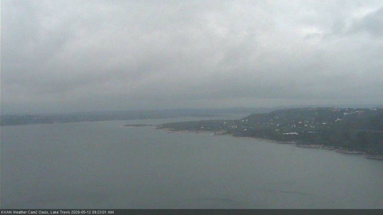 Lake Travis webcam, May 12, 2020 9:25 AM CT