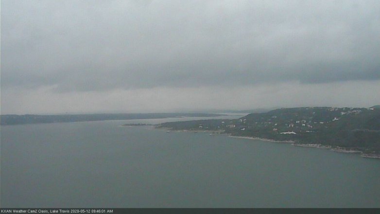 Lake Travis webcam, May 12, 2020 9:45 AM CT
