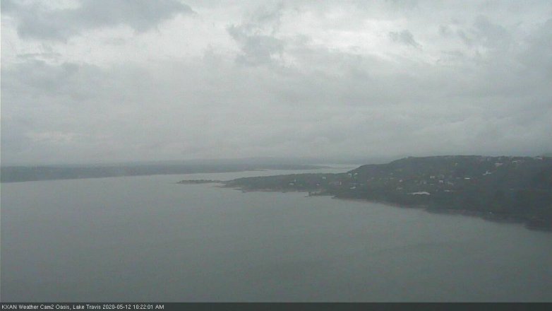 Lake Travis webcam, May 12, 2020 10:25 AM CT
