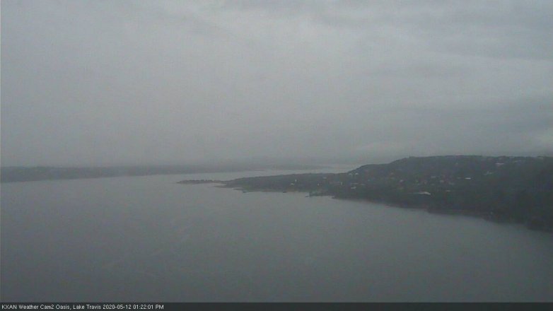 Lake Travis webcam, May 12, 2020 1:25 PM CT