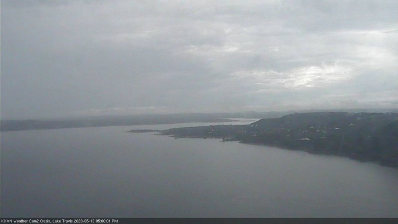Lake Travis webcam, May 12, 2020 5:00 PM CT