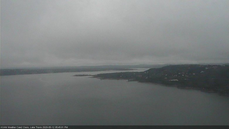 Lake Travis webcam, May 12, 2020 5:45 PM CT