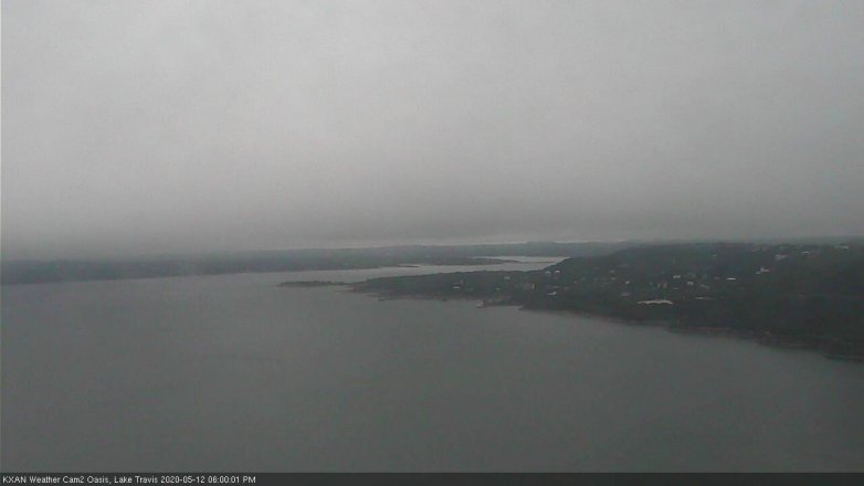 Lake Travis webcam, May 12, 2020 6:00 PM CT