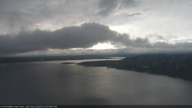 Lake Travis webcam, May 12, 2020 7:00 PM CT