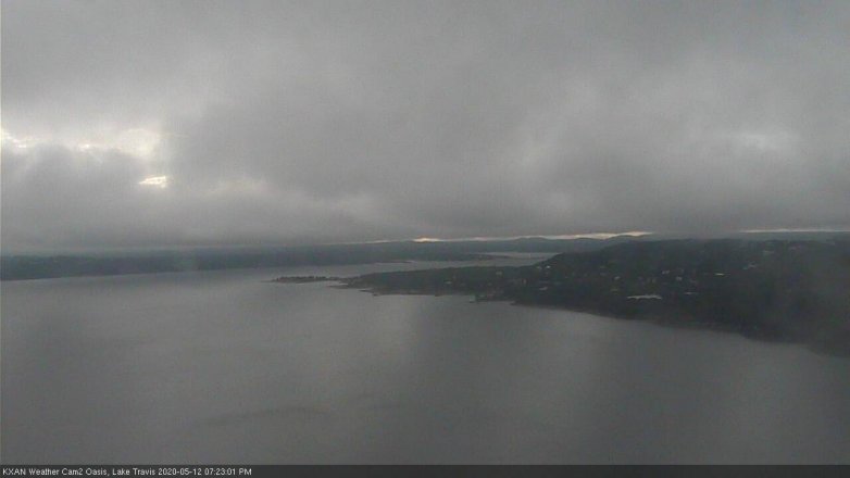Lake Travis webcam, May 12, 2020 7:25 PM CT