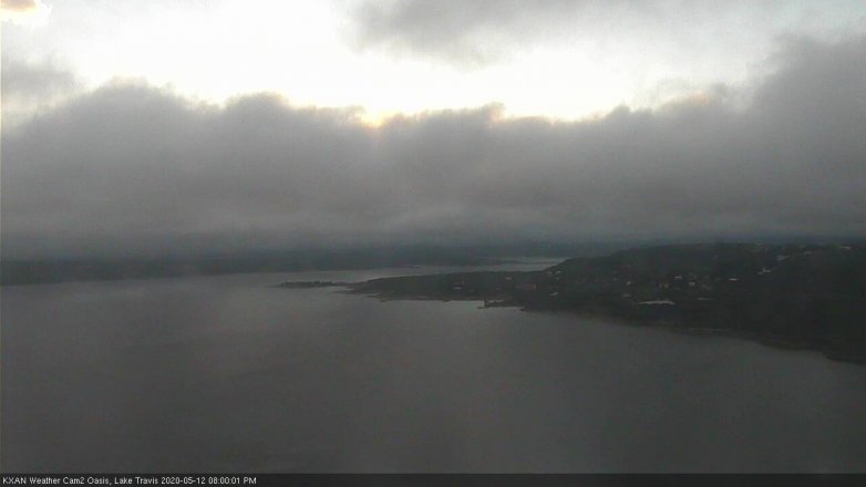 Lake Travis webcam, May 12, 2020 8:00 PM CT