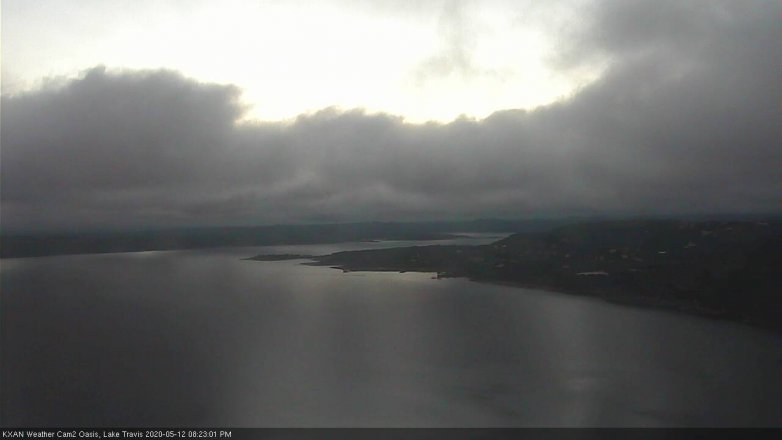 Lake Travis webcam, May 12, 2020 8:25 PM CT
