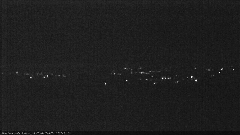 Lake Travis webcam, May 12, 2020 9:25 PM CT