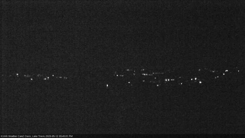 Lake Travis webcam, May 12, 2020 9:45 PM CT