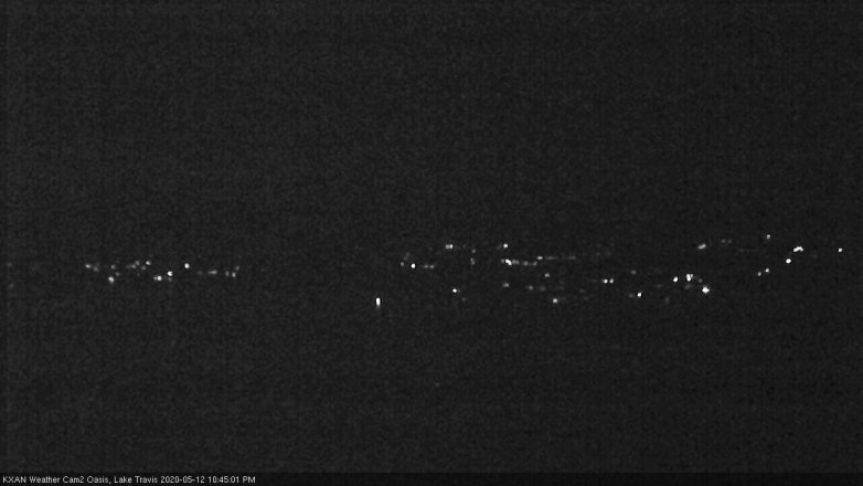 Lake Travis webcam, May 12, 2020 10:45 PM CT