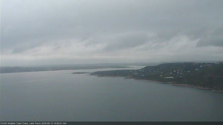 Lake Travis webcam, May 13, 2020 10:00 AM CT