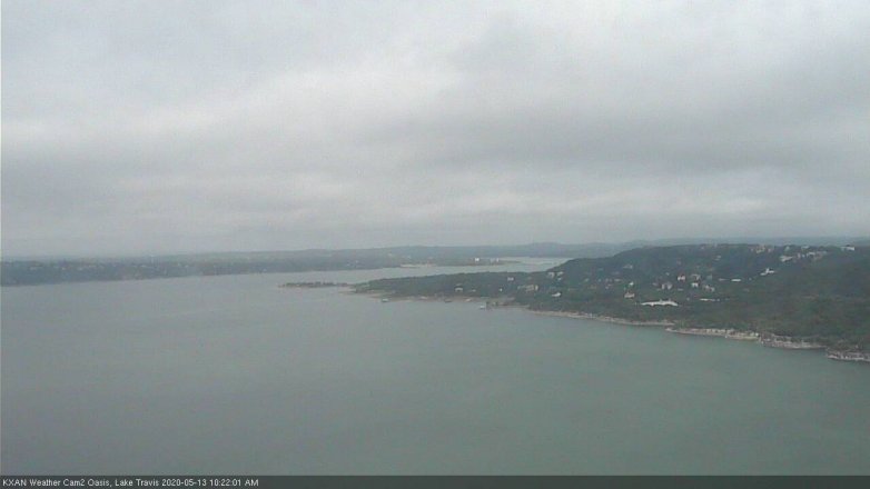 Lake Travis webcam, May 13, 2020 10:25 AM CT