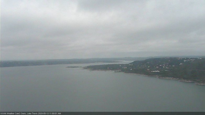 Lake Travis webcam, May 13, 2020 11:00 AM CT