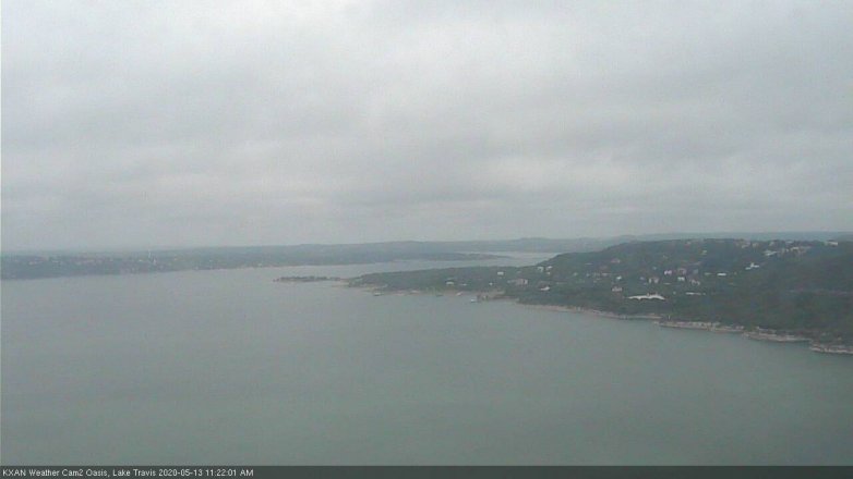 Lake Travis webcam, May 13, 2020 11:25 AM CT