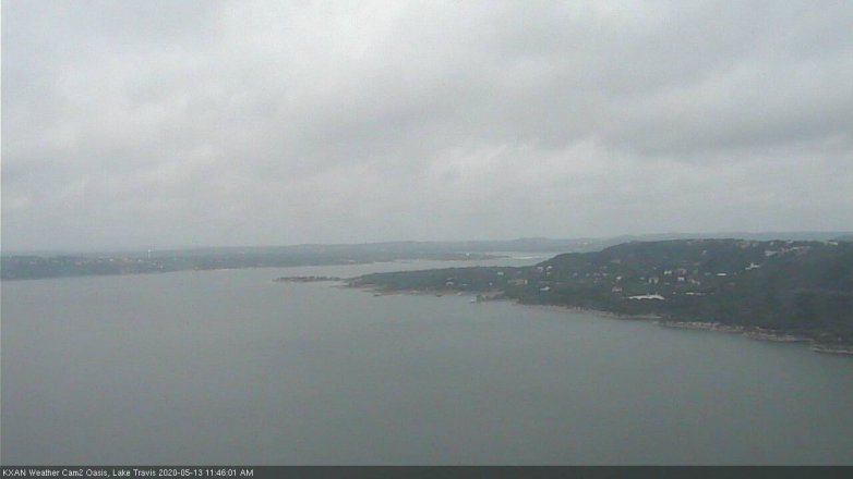 Lake Travis webcam, May 13, 2020 11:45 AM CT