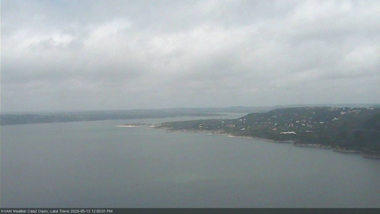 Lake Travis webcam, May 13, 2020 12:00 PM CT
