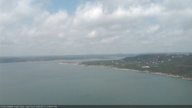 Lake Travis webcam, May 13, 2020 12:45 PM CT
