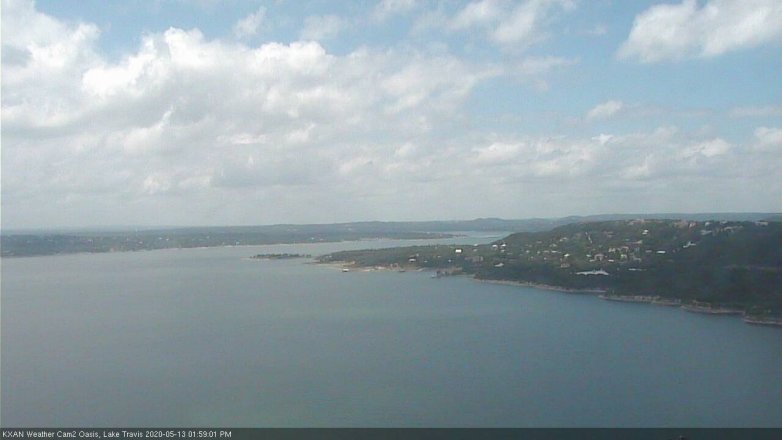 Lake Travis webcam, May 13, 2020 2:00 PM CT