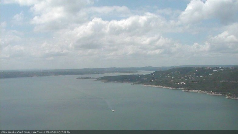 Lake Travis webcam, May 13, 2020 2:25 PM CT