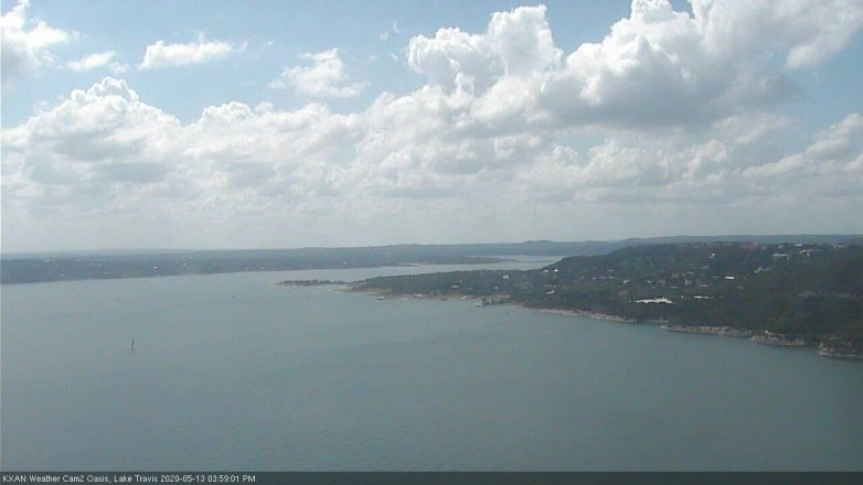 Lake Travis webcam, May 13, 2020 4:00 PM CT