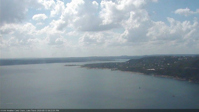Lake Travis webcam, May 13, 2020 4:25 PM CT