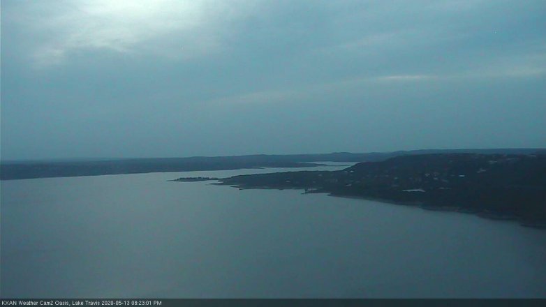 Lake Travis webcam, May 13, 2020 8:25 PM CT
