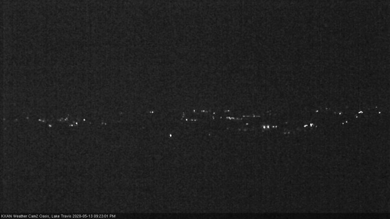 Lake Travis webcam, May 13, 2020 9:25 PM CT