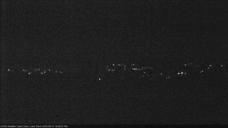 Lake Travis webcam, May 13, 2020 10:45 PM CT